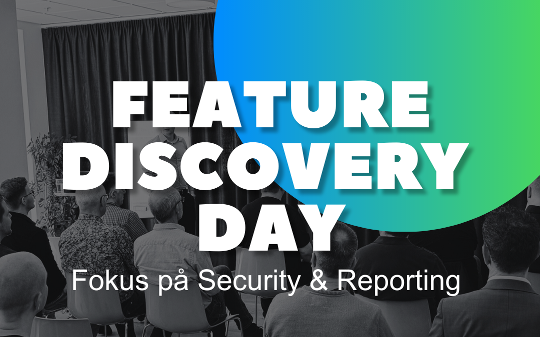 Feature Discovery Day nr. 1