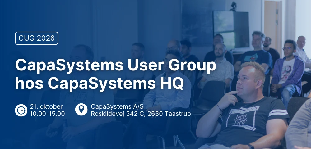 CapaSystems User Group oktober 2026